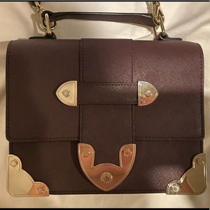 Henri Bendel Plum Crossbody Like New!